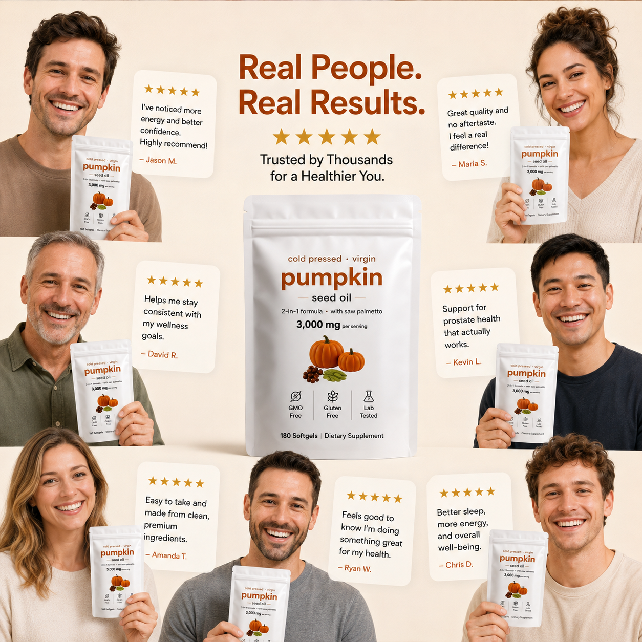 Novatrex Pumpkin Seed Oil Softgels