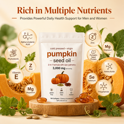 Novatrex Pumpkin Seed Oil Softgels
