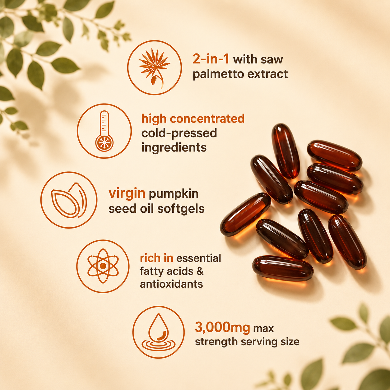 Novatrex Pumpkin Seed Oil Softgels